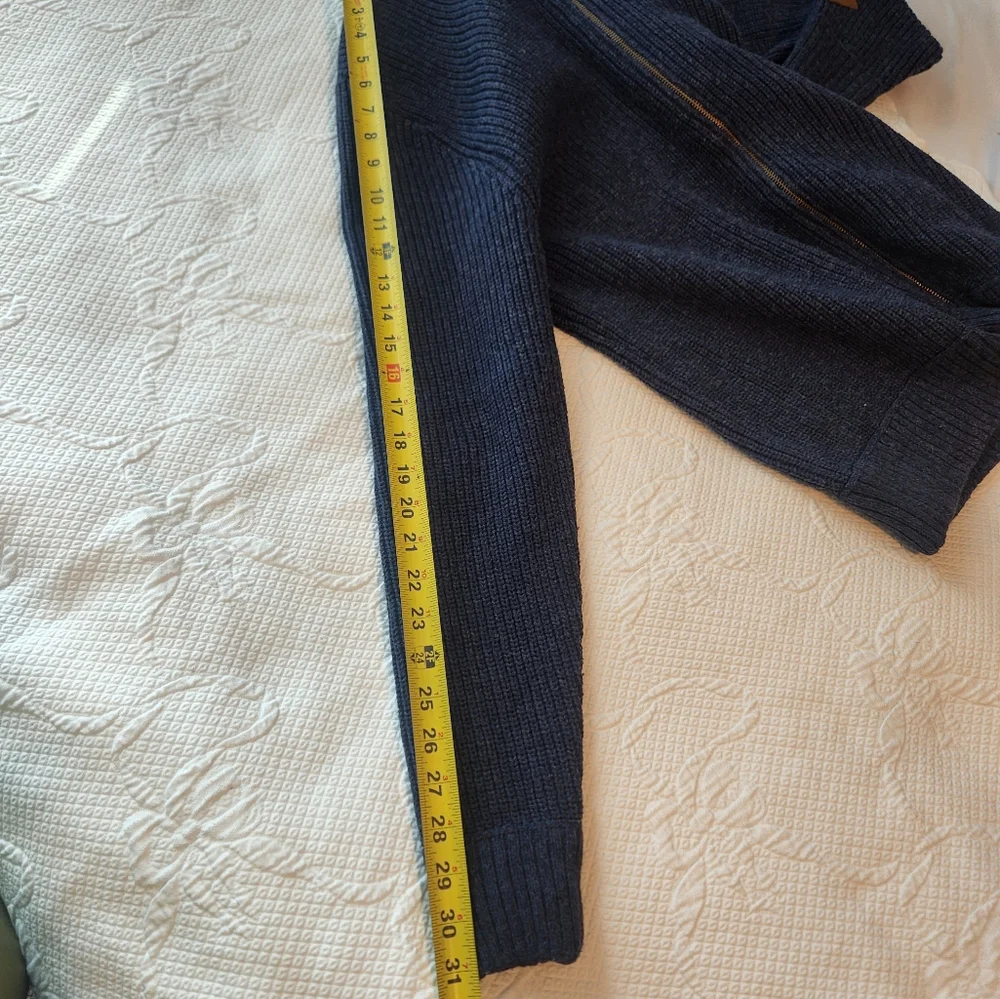 Men's Navy Full-Zip Sweater